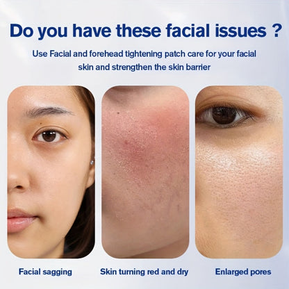 Retinol Peptide Face Patches 36pcs Anti-Wrinkle Hydrolyzed Collagen Lifting Treatment for Forehead & Smile Lines