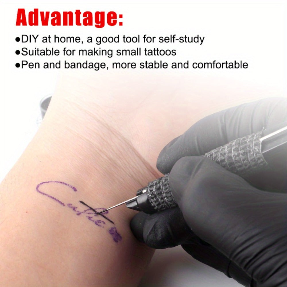 DIY Tattoo Kit for Beginners No Electricity No Drawing for Temporary Body Art, Festivals and Costumes