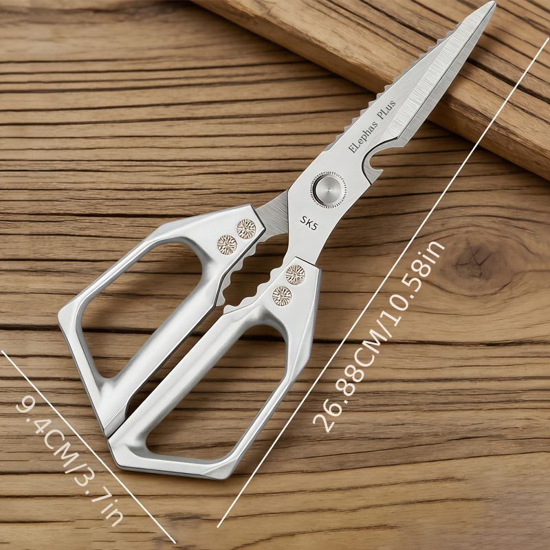 Floral and Light Plant-Trimming Scissors, 10.58 Inches with Open-Loop Metal Handles in One- or Two-Piece Options