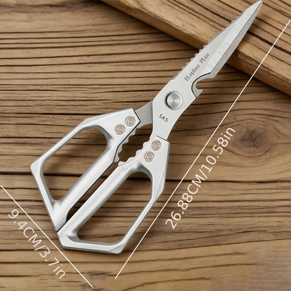Floral and Light Plant-Trimming Scissors, 10.58 Inches with Open-Loop Metal Handles in One- or Two-Piece Options