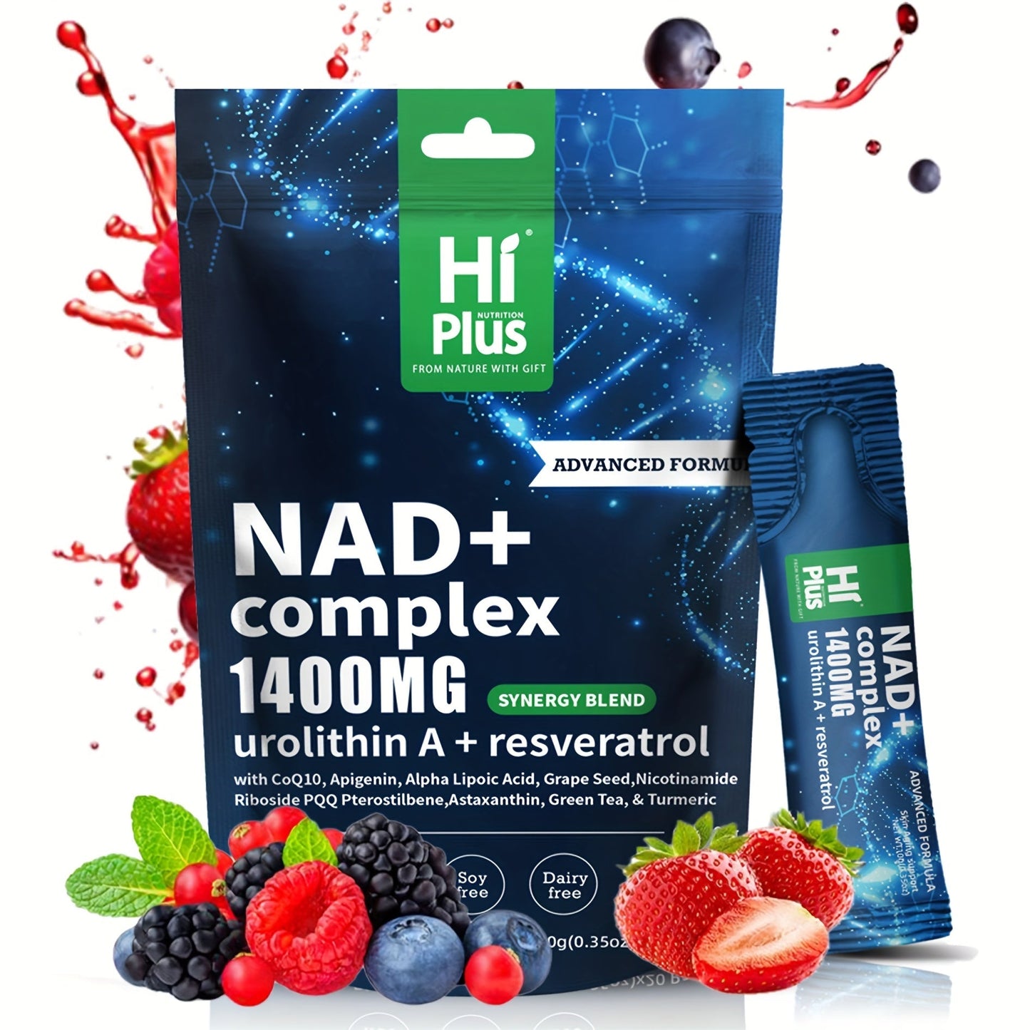 NAD+ 1400mg Liposomal Energy Bar with Niacinamide Ribofuronate & Resveratrol - Cellular for Bath Time, Home Spa and Personal Care