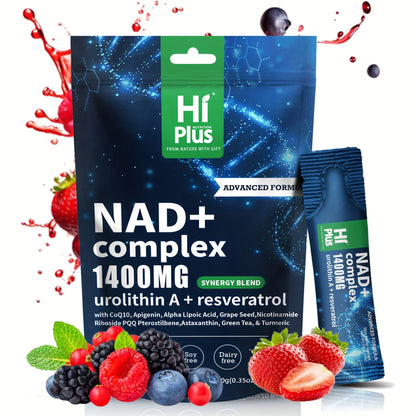 NAD+ 1400mg Liposomal Energy Bar with Niacinamide Ribofuronate & Resveratrol - Cellular for Bath Time, Home Spa and Personal Care