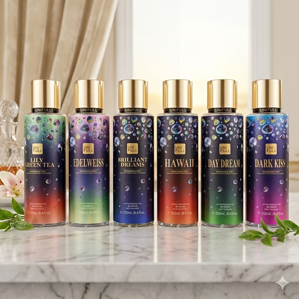 Floral EDP Body & Hair Perfume Mist for Women 8.4 oz Spray, 6 Scents Incantation Desire Temptation Sweet Mi Magic
