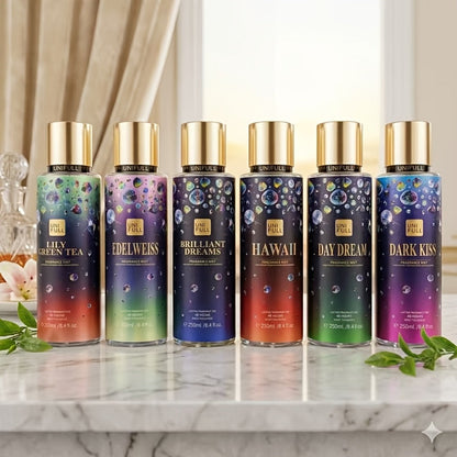 Floral EDP Body & Hair Perfume Mist for Women 8.4 oz Spray, 6 Scents Incantation Desire Temptation Sweet Mi Magic