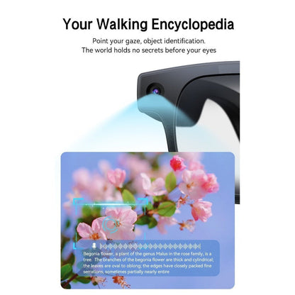 Smart Glasses with Camera and Bluetooth, 8MP Camera Eyewear with Translation, Object Recognition, Touch Control and Bluetooth Audio