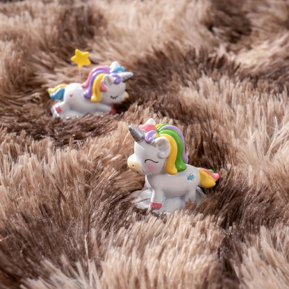 Rectangular Shaggy Area Rug with Nine Color Labels and 3 x 5-Foot to 8 x 10-Foot Size Options