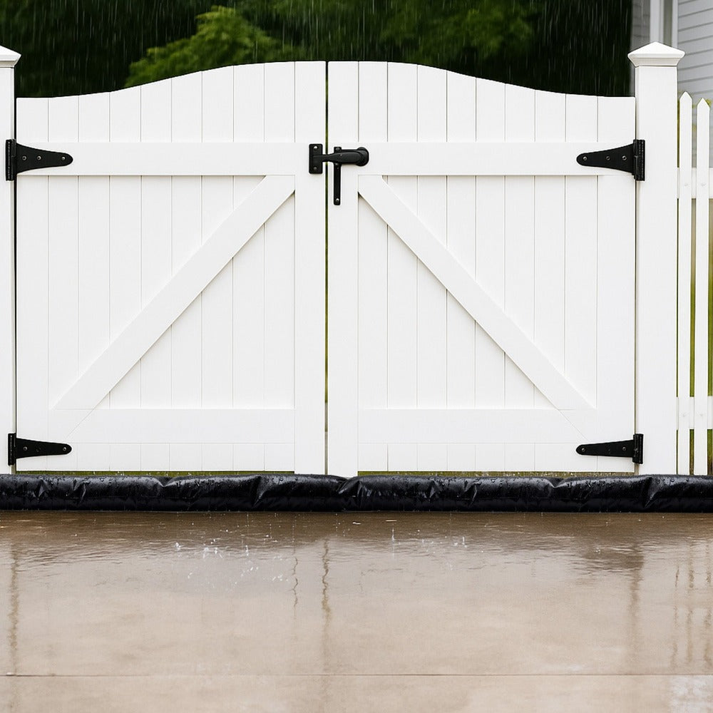 Flood Barrier Bags 4 Pack, Water Activated Sandless Sandbags, Reusable Flood Protection for Home