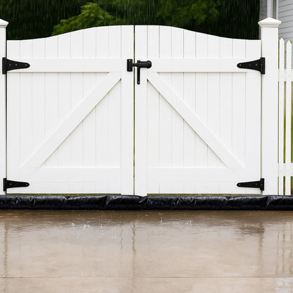 Flood Barrier Bags 4 Pack, Water Activated Sandless Sandbags, Reusable Flood Protection for Home