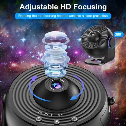 Star Projector Galaxy Aurora Night Light, 13-in-1 Planetarium Projector for Bedroom for Entryways, Bedrooms and Living Spaces