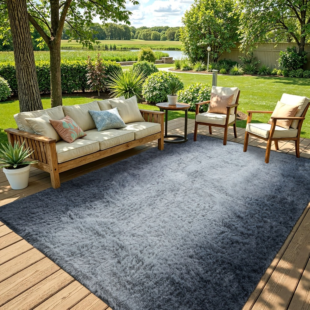 Non-Slip Area Rug Fluffy Soft Carpet – Modern Home Decor Floor Mat for Living Room, Bedroom, Kitchen & Bathroom | Easy Clean Cute Plush Rug