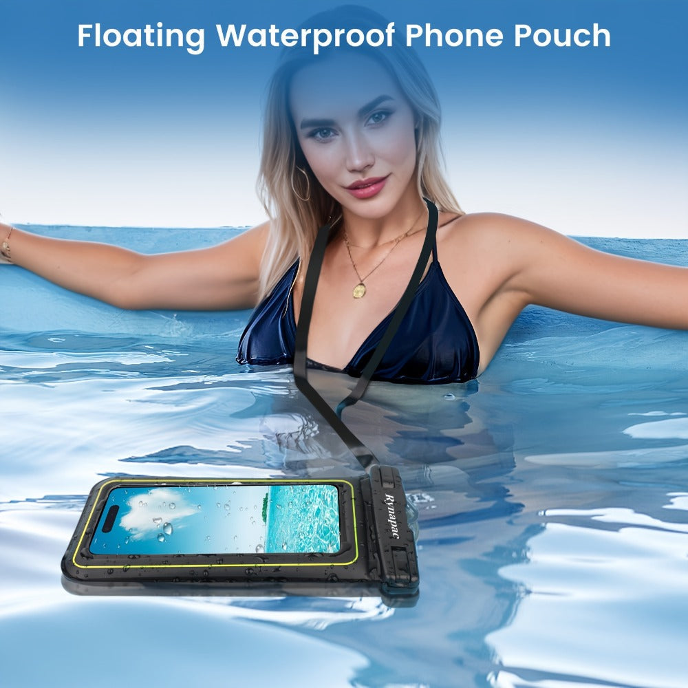 Buoyant Phone Dry Bag 2 Pack for iPhone 16 15 14 13 12 11 Pro Max Samsung Galaxy for Camping, Travel and Outdoor Use