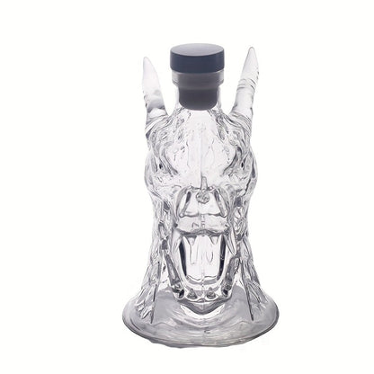 Wine Decanter 3D Faucet Design Whiskey Bottle 10oz Unique Home Bar Decor Gift for Christmas New Year Restaurant Housewarming Present