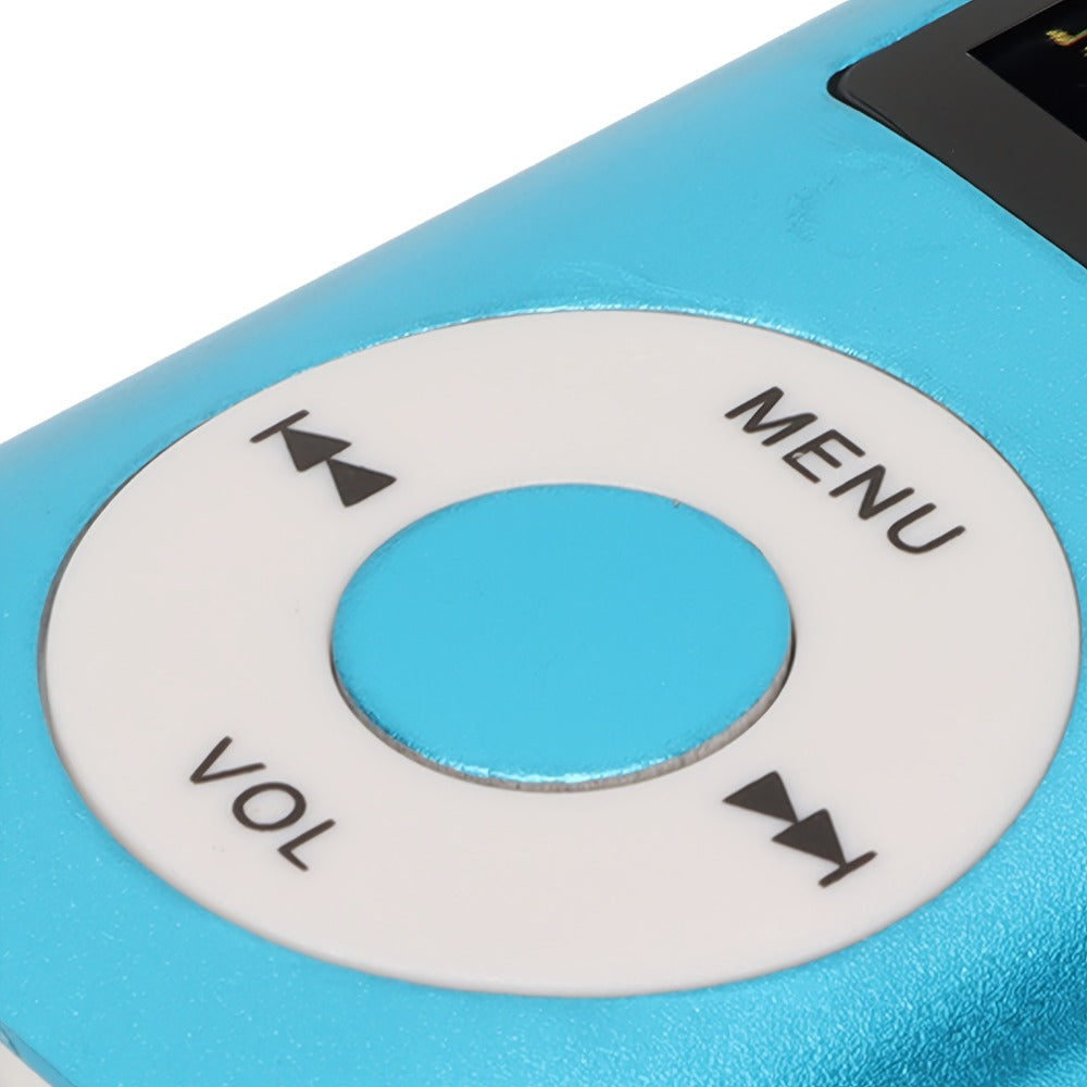 Portable MP3 and MP4 Player with 128GB Card Support, LCD Screen and Six Green, Black, Red, Blue or Silver Models