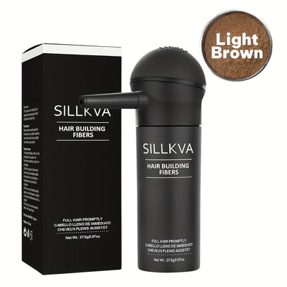 Hair Fibers Spray Applicator Kit Instant Thickness for Thinning Hair & Bald Spots SILLKVA for Makeup, Travel and Everyday Vanity Use
