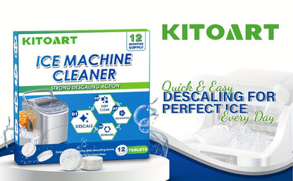 Ice Maker Cleaning Tablets Descaler 12/24/36 Pack for Entryways, Bedrooms and Living Spaces