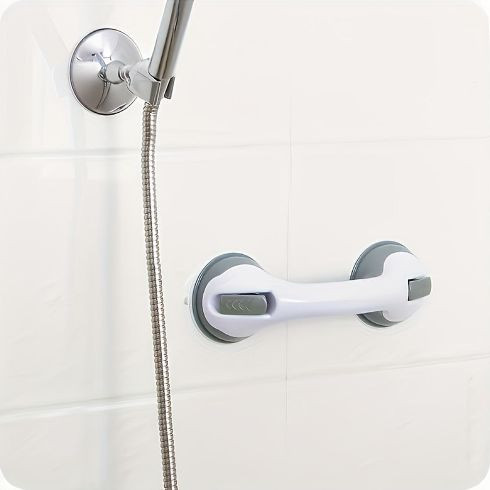 Grab Bars for Bathroom 2pcs Suction Cup No Drill Shower Handle for Elderly Adjustable Height for Entryways, Bedrooms and Living Spaces