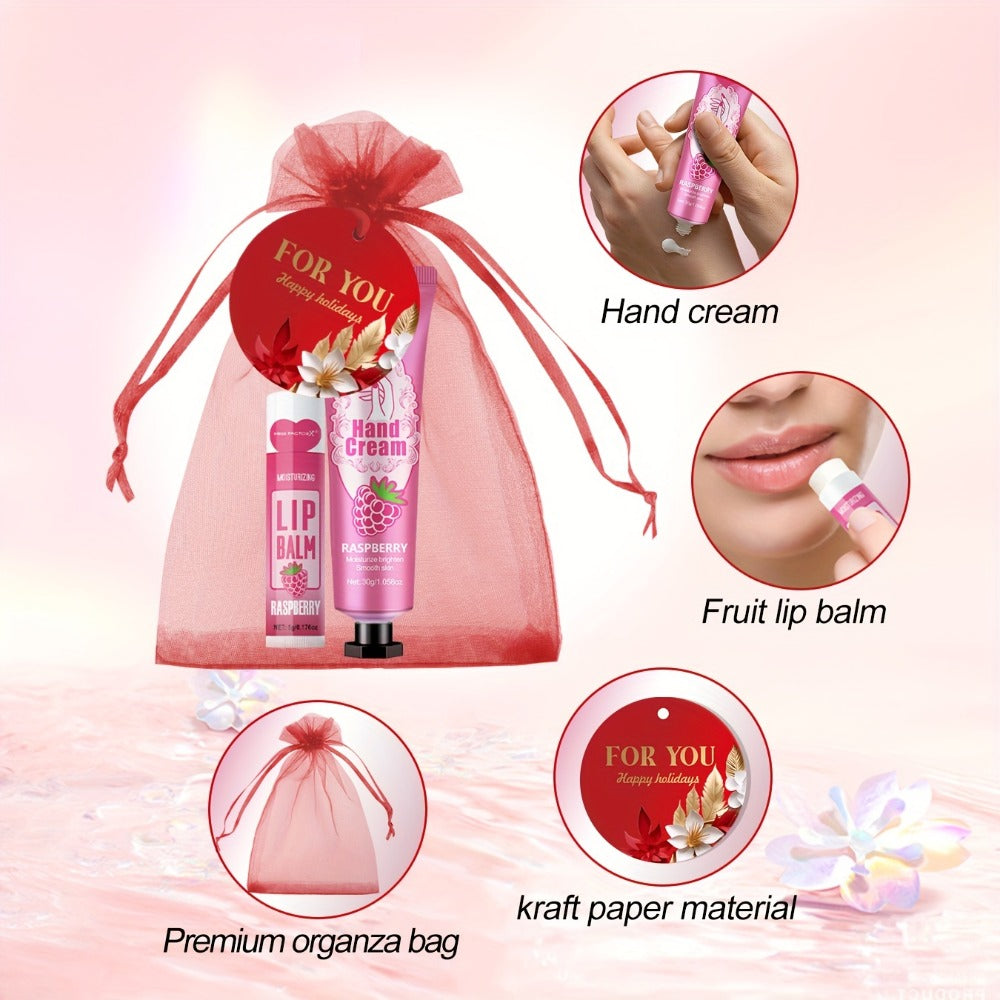Wedding Party Favor Beauty Gift Set 96pcs, Bulk Women's Gift Box with Hand Cream, Lipstick, Red Bag & Card