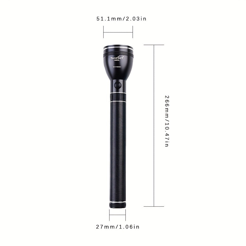 Rechargeable Flashlight 4000mAh Long Battery Life, High- Built-In Battery Outdoor Torch for Entryways, Bedrooms and Living Spaces