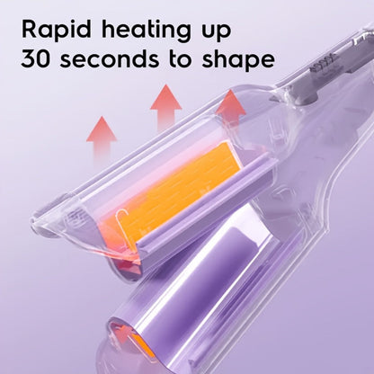 32mm Wave Curling Iron - Women's Hair Curler for Deep Curls & Instant Beach Waves, Professional Salon Styling Tool for All Hair Types