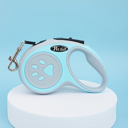 Retractable Pet Leash for Dogs & Cats – Extendable Lead with One-Button Lock, Lightweight & Portable for Outdoor Walking M & L