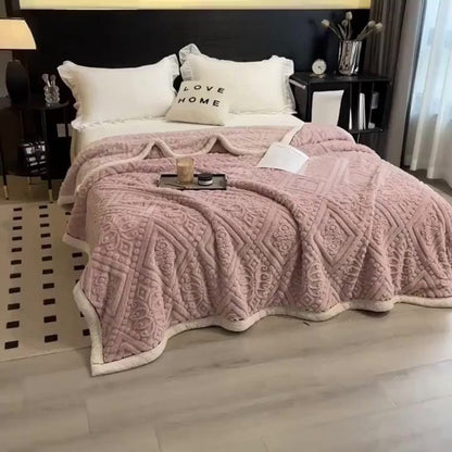 Bed Sheets, Single Jacquard-Knit Embossed Fitted Sheet with 11.4-Inch Pocket, Five Colors and Twin-to-King Sizes