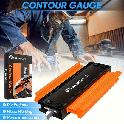Contour Gauge Profile Tool with Lock – 6 Inch & 11 Inch Shape Duplicator for Flooring, Tile, Woodworking, Carpet Cutting & Irregular Shape