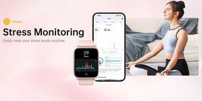 Smartwatch with Built-in Alexa FAWEIO 1.8" HD Touch Screen, Bluetooth Calling, 100+ Sport Modes, Fitness Tracker Heart Rate Sleep
