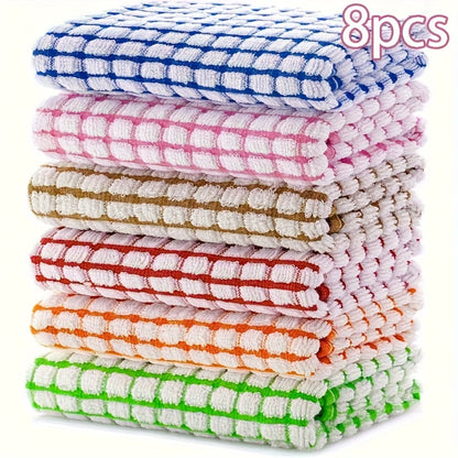 Highly Absorbent Cleaning Cloths Dish Towels – Reusable Kitchen Dishcloths, Quick-Dry Multi-Purpose Napkins & Tea Towels for Kitchen
