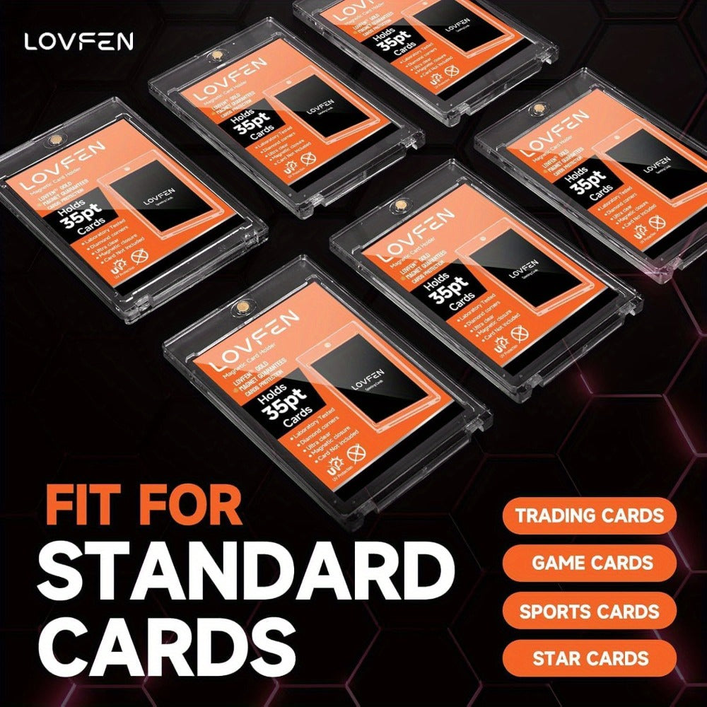 Magnetic Card Holders 25 50 100 200 400 Pack, 35pt Premium Trading Card Protectors for Sports Baseball Basketball Football Pokemon
