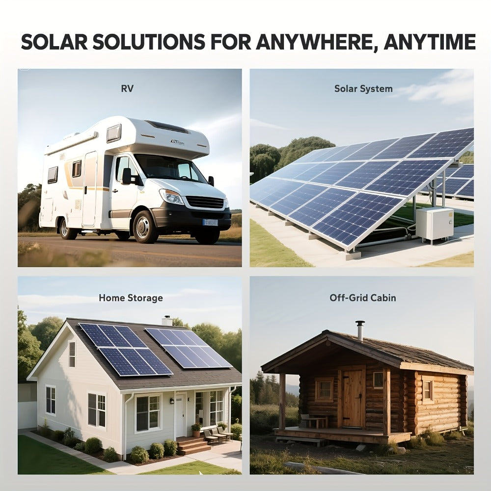 100A MPPT Solar Charge Controller with LCD Display Auto Tracking for 12V 24V 36V 48V Systems Lead-Acid Lithium LiFePO4 Batteries Off-Grid