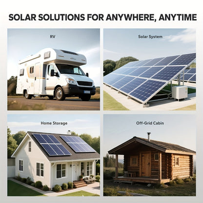 100A MPPT Solar Charge Controller with LCD Display Auto Tracking for 12V 24V 36V 48V Systems Lead-Acid Lithium LiFePO4 Batteries Off-Grid