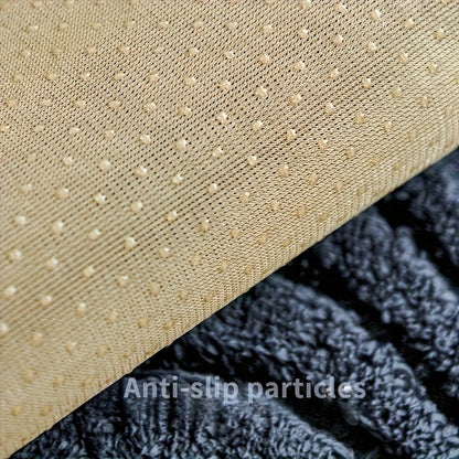 Sofa Cover Shu Velveteen Vintage-Style Panels with Textured Finish for 2 to Large 4-Seater Sofas