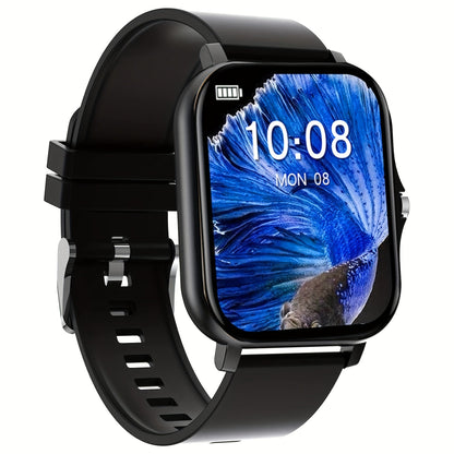 Smartwatch Large Screen with Bluetooth Calling, Unisex Bluetooth, Message Reminder, Multiple Sport Modes, Heart Rate and Sleep Readouts