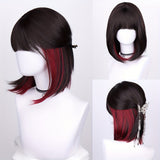 Brown Black + Wine Red