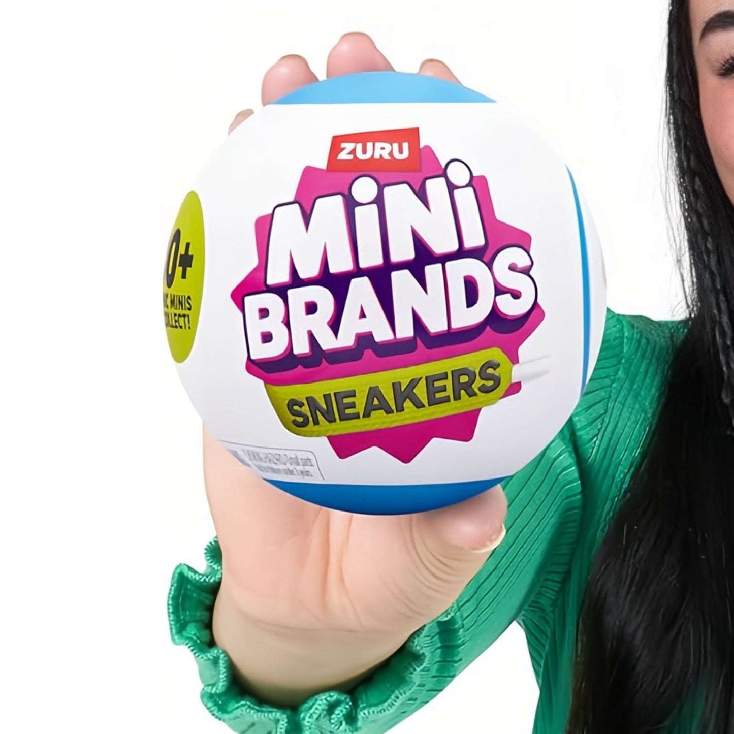 ZURU Mini Brands Sneakers Series 1 Mystery Capsule 2pcs, 5 Miniature Sneaker Collectibles with Cap