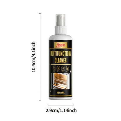 Calcium Carbonate Metal Cleaner Spray – Oil Stain Remover for Stove Oven Cooktop, Polish & Restoration Formula with Sponge