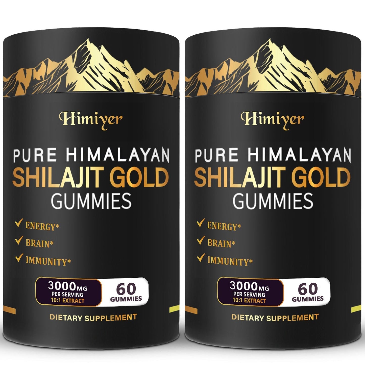 Pure Himalayan Shilajit Gummies with KSM-66 Ashwagandha, Ginseng & Gokshura, 85+ Trace Minerals, 75% Fulvic Acid