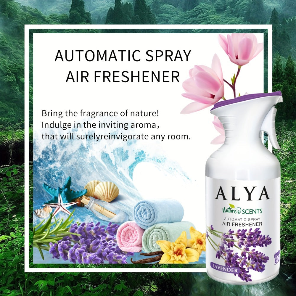Aromatherapy Air Freshener Spray 8.45oz, 6 Scents: Lavender, Magnolia, Mixed Berries, Ocean, Cool Linen & Vanilla