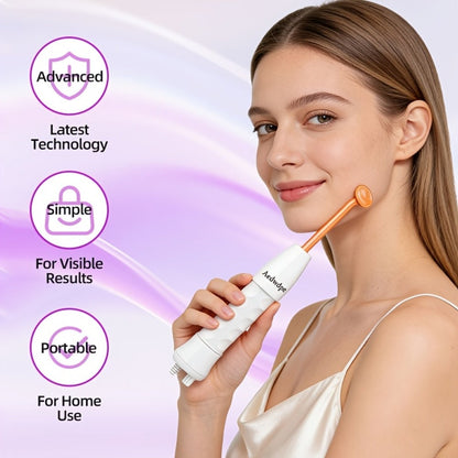 High Frequency Facial Massager 4-in-1 Professional Skincare Tool, Compact Plug-In High Frequency Wand for Face Acne Wrinkles Hair Growth