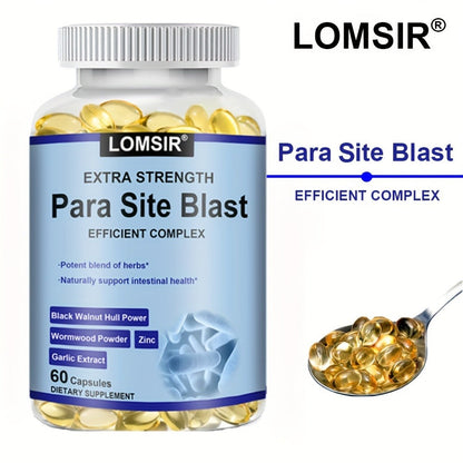 Colon Cleanse Supplement with Black Walnut Hull & Wormwood Powder for Gut Detox Parasite Cleanse Intestinal Health & Digestive Support