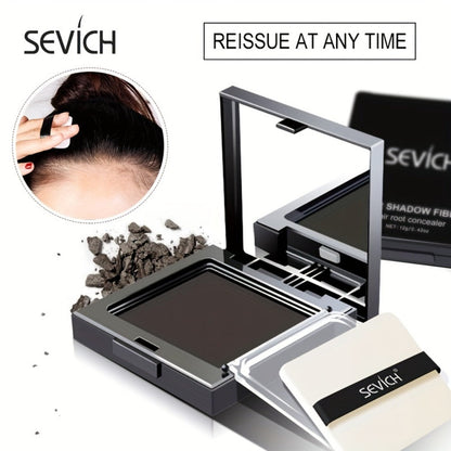 SEVICH Hairline Powder 12g Bald Spot & Root Concealer, 24H Stain-Proof Plant Squalane Formula