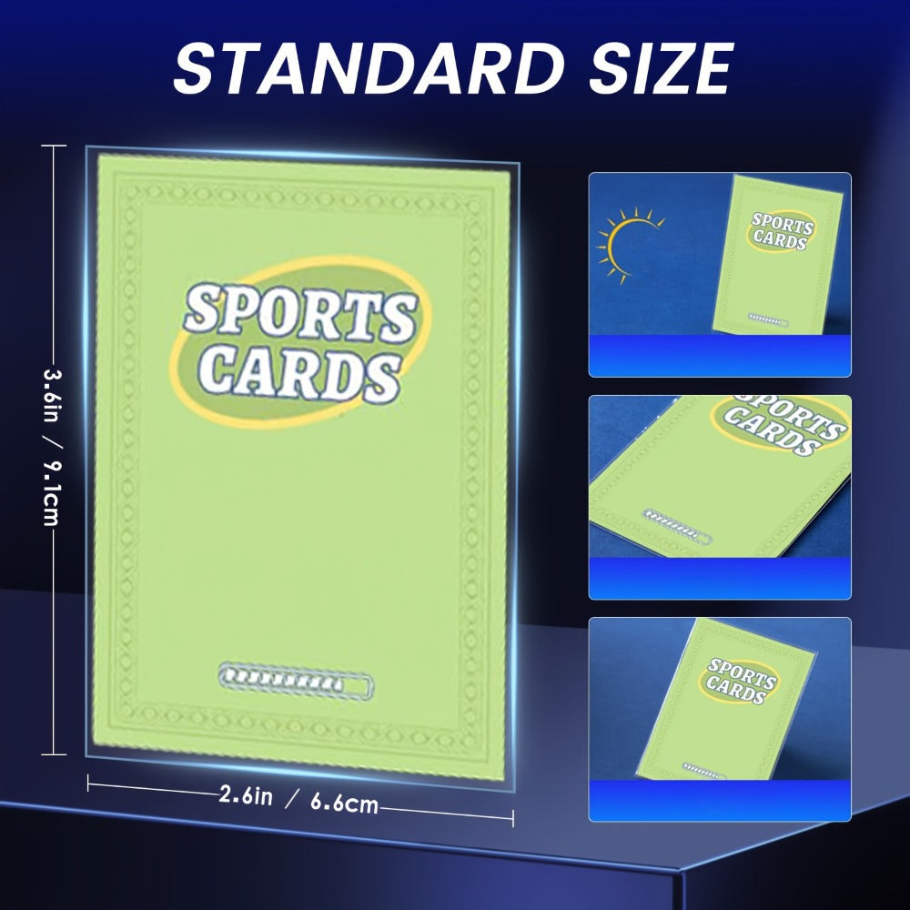 Penny Sleeves Trading Card Sleeves Bulk – Clear Soft Plastic Protector for Pokemon, Sports, Baseball, Football & Game Cards | 700 / 1500
