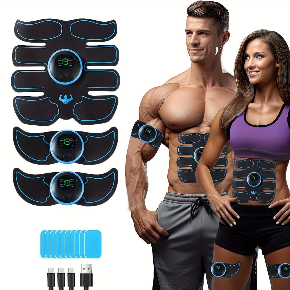 EMS Stimulator Abdominal Training Belt, Electronic Ab Toner for Whole Body Fitness & Strength Training