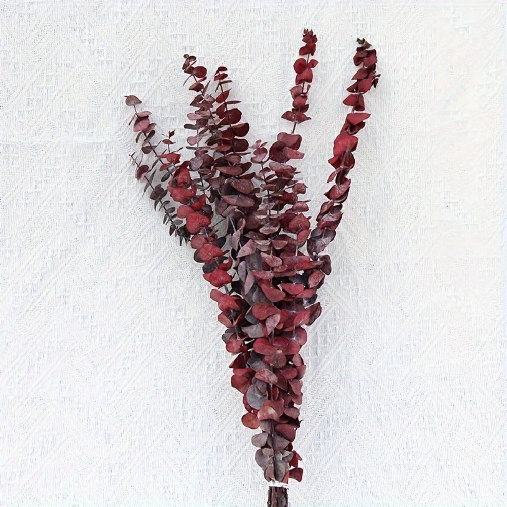 Artificial Eucalyptus Stems, 24-Piece 17-Inch Branch Set in Four Mixed Green and Muted Color Tones