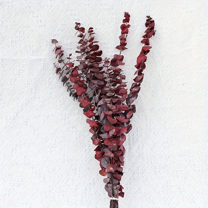 Artificial Eucalyptus Stems, 24-Piece 17-Inch Branch Set in Four Mixed Green and Muted Color Tones