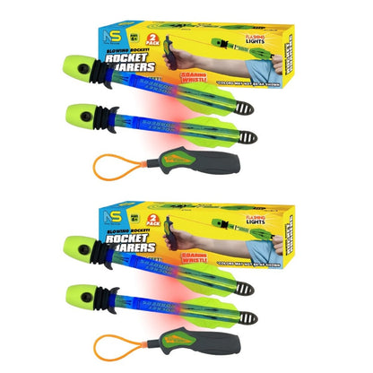 LED Rocket Launcher Toy for Kids, Soars Up to 250 Feet with the Listed Color, Size or Set Options for Everyday Use