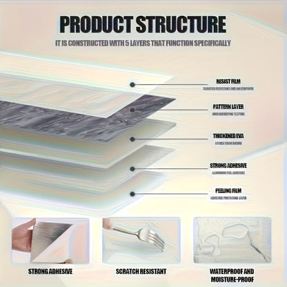 11.8 x 23.6-Inch Marble-Pattern Foam Wall Panels in 50- or 100-Piece Color and Count Options