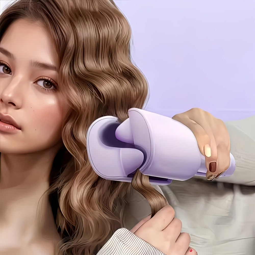32mm Curling Iron 30-Second Rapid Heat – Adjustable Temperature U-Shaped & M-Shaped Long-Lasting Curls Salon-Smooth Frizz-Free Hair Styling