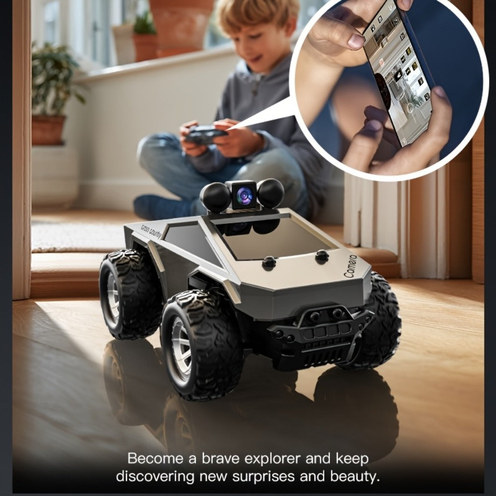 RC Off-Road Pickup Truck 1:28 Scale with 480P HD Camera, 2.4GHz App Control & Virtual Reality Function