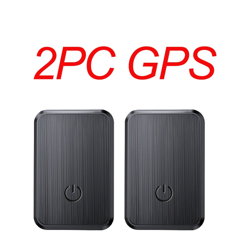 Black Rectangular GF08-Labeled Tracker Device Sets in 2, 3, 4, 5 or 6-Piece Checkout Options